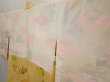 Photo7: 6817T04z540 Vintage Japanese Kimono Silk HAORI Ivy Saffron yellow (7)