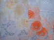 Photo3: 6817T08z640 Vintage Japanese Kimono Silk HAORI Chrysanthemum Light blue (3)