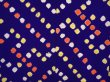 Photo3: 6817T10z500 Vintage Japanese Kimono Silk HAORI  Dark lavender blue (3)