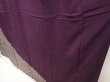 Photo4: 6817T12z670 Vintage Japanese Kimono Silk TSUKESAGE  Dull grape (4)