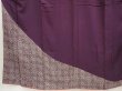 Photo5: 6817T12z670 Vintage Japanese Kimono Silk TSUKESAGE  Dull grape (5)