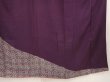 Photo7: 6817T12z670 Vintage Japanese Kimono Silk TSUKESAGE  Dull grape (7)