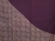 Photo8: 6817T12z670 Vintage Japanese Kimono Silk TSUKESAGE  Dull grape (8)