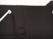 Photo6: 6817T13z600 Vintage Japanese Kimono Silk Men's  Plain Black (6)