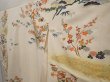 Photo2: 6817T14z780 Vintage Japanese Kimono Silk TSUKESAGE Chrysanthemum Off-white (2)