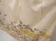 Photo4: 6817T14z780 Vintage Japanese Kimono Silk TSUKESAGE Chrysanthemum Off-white (4)
