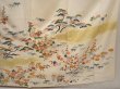 Photo7: 6817T14z780 Vintage Japanese Kimono Silk TSUKESAGE Chrysanthemum Off-white (7)