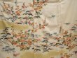 Photo8: 6817T14z780 Vintage Japanese Kimono Silk TSUKESAGE Chrysanthemum Off-white (8)