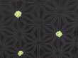 Photo4: 6826T01z530 Vintage Japanese Kimono Silk HAORI Hemp Black (4)