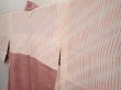 Photo8: 6826T02z550 Vintage Japanese Kimono Silk HAORI Flower Rosy brown (8)