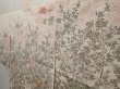 Photo2: 6826T04z590 Vintage Japanese Kimono Silk HAORI Plum blossom Peach-Beige (2)