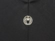 Photo5: 6826T05z620 Vintage Japanese Kimono Silk HAORI Peony Black (5)