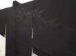 Photo2: 6826T09z500 Vintage Japanese Kimono Silk HAORI Leaf Black (2)
