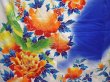 Photo8: 6826T12z1630  Japanese Kimono Synthetic KAKESHITA FURISODE Peony (8)