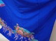 Photo4: 6826T13z1630  Japanese Kimono Synthetic KAKESHITA FURISODE Pheasant Blue (4)