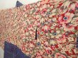 Photo7: 6827T02z460 Antique Japanese Kimono Silk HAORI Flower Dark lavender (7)
