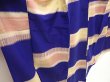 Photo3: 6827T06z760 Vintage Japanese Kimono Silk TSUMUGI  Dark lavender blue (3)