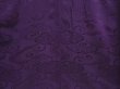 Photo5: 6827T07z540 Vintage Japanese Kimono Silk IROMUJI Cloud Dark purple (5)