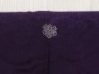 Photo7: 6827T07z540 Vintage Japanese Kimono Silk IROMUJI Cloud Dark purple (7)