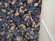 Photo5: 6827T10z640 Vintage Japanese Kimono Silk HAORI Flowers Dark purple (5)