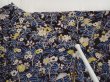 Photo6: 6827T10z640 Vintage Japanese Kimono Silk HAORI Flowers Dark purple (6)