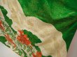 Photo4: 6827T12z1130 Vintage Japanese Kimono Silk FURISODE Chrysanthemum Green (4)