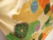 Photo3: 6827T14z1230 Vintage Japanese Kimono Silk FURISODE  Light orange (3)