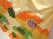 Photo4: 6827T14z1230 Vintage Japanese Kimono Silk FURISODE  Light orange (4)