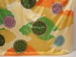 Photo7: 6827T14z1230 Vintage Japanese Kimono Silk FURISODE  Light orange (7)
