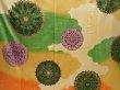 Photo8: 6827T14z1230 Vintage Japanese Kimono Silk FURISODE  Light orange (8)