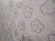 Photo2: 6901T06z440 Vintage Japanese Kimono Silk SHIBORI HAORI Plum blossom Lavender (2)
