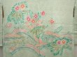 Photo3: 6901T08z520 Vintage Japanese Kimono Silk SHIBORI HAORI Flower Mint green (3)