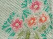 Photo4: 6901T08z520 Vintage Japanese Kimono Silk SHIBORI HAORI Flower Mint green (4)