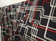 Photo2: 6901T14z340 Vintage Japanese Kimono Silk HITOE MEISEN KOMON  Black (2)