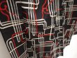 Photo3: 6901T14z340 Vintage Japanese Kimono Silk HITOE MEISEN KOMON  Black (3)