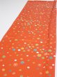 Photo3: 2H06z80  Japanese Kimono Silk  FABRIC Maple Orange-Red 63.8x14.6 (3)