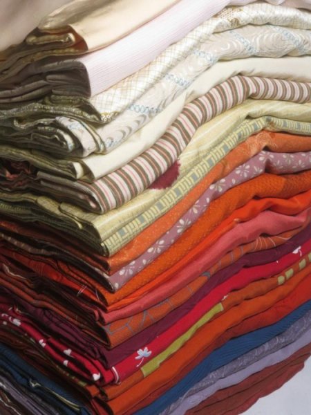 Photo1: SUHG02z14  Japanese Kimono Silk SHIBORI HAORI 25pcs FREE SHIPPING (1)