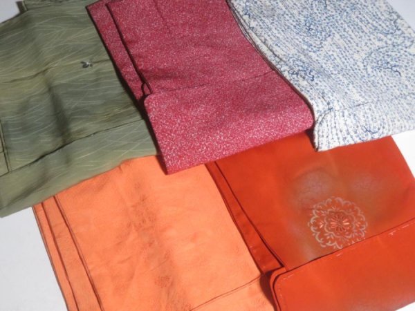 Photo3: SUHG03z14  Japanese Kimono Silk SHIBORI HAORI 25pcs FREE SHIPPING (3)
