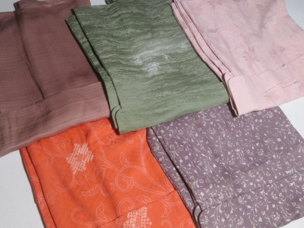 Photo6: SUHG05z14  Japanese Kimono Silk SHIBORI HAORI 25pcs FREE SHIPPING (6)