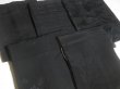 Photo4: SUSG02z14  Japanese Kimono Silk BLACK HAORI 25pcs FREE SHIPPING (4)