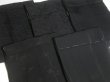 Photo6: SUSG03z14  Japanese Kimono Silk BLACK HAORI 25pcs FREE SHIPPING (6)