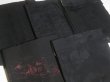 Photo4: SUSG06z14  Japanese Kimono Silk BLACK HAORI 25pcs FREE SHIPPING (4)
