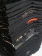 Photo1: SUSG08z14  Japanese Kimono Silk BLACK HAORI 25pcs FREE SHIPPING (1)