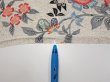 Photo6: 4K01z50  Japanese Kimono Silk  FABRIC Flowers Off-white 39.4x14.4 (6)