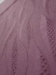 Photo4: 4K01z60  Japanese Kimono Silk  FABRIC  Dull purple 40.6x14.4 (4)