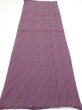 Photo5: 4K01z60  Japanese Kimono Silk  FABRIC  Dull purple 40.6x14.4 (5)