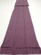 Photo1: 4K07z110  Japanese Kimono Silk  FABRIC  Dull purple 86.2x14.4 (1)