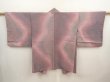 Photo1: 6903T10z560 Vintage Japanese Kimono Silk HAORI Flower Light purple (1)