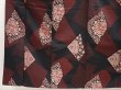 Photo4: 6903T13z920 Vintage Japanese Kimono Blend silk OMESHI Flowers Black (4)