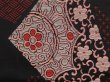 Photo6: 6903T13z920 Vintage Japanese Kimono Blend silk OMESHI Flowers Black (6)